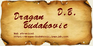 Dragan Budaković vizit kartica